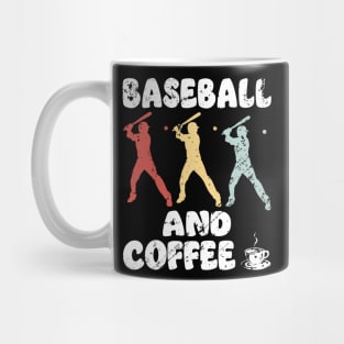 Baseball and Coffee Lover Vintage Mug